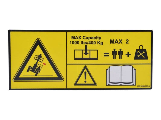 1001096023 | DECAL,PLATF. CAP