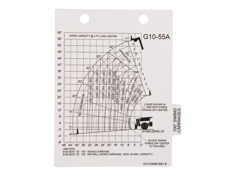 1001104855 | LOAD,CHART - G10-55A