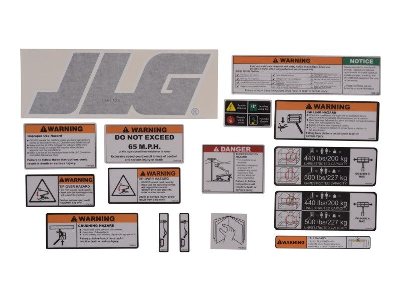 1001108729 | KIT,PLATF.DECALS T350/T500