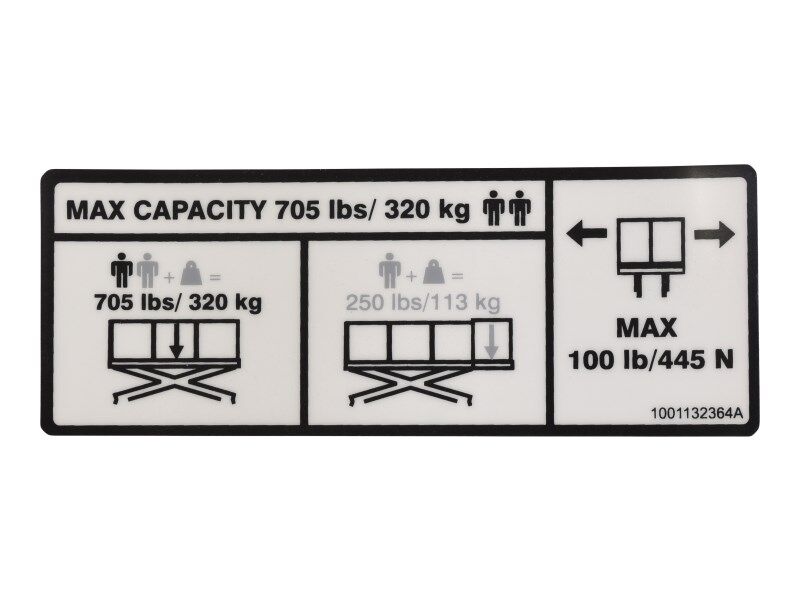 1001132364 | DECAL,CAPACITY (MTB)