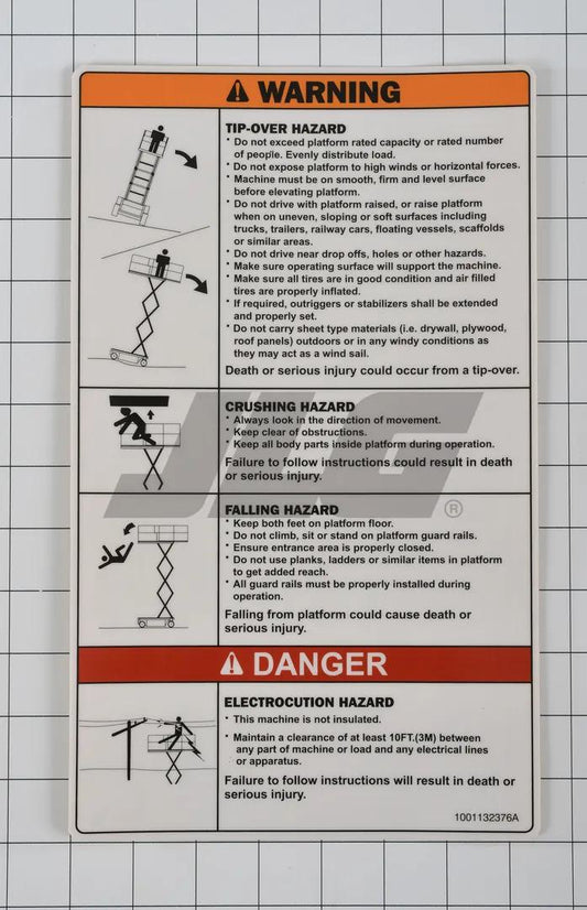 1001132376 | DECAL,DANGER/WARNING