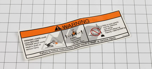 1001151561 | DECAL, DANGER, SWINGING LOADS