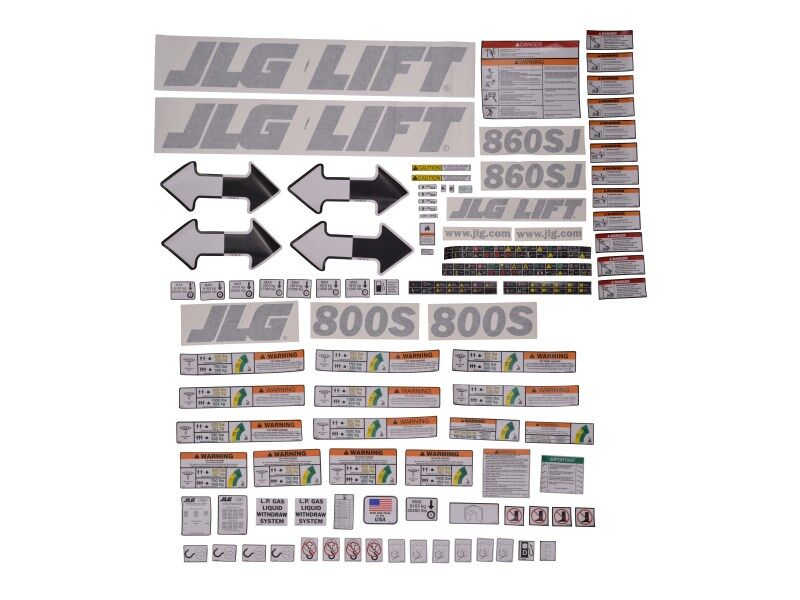 1001193640 | KIT(SERVICE),MACHINE DECAL