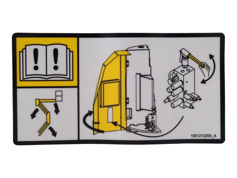 1001212200 | DECAL,MANUAL DESCENT INSIDE