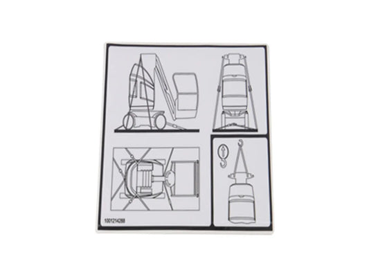 1001214288 | DECAL,TIE-DOWN & LIFTING