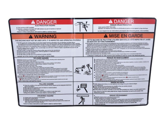 1001231316 | DECAL,WARNING/DANGER PLAT