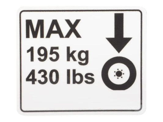 1001243758 | DECAL,WHEEL LOAD