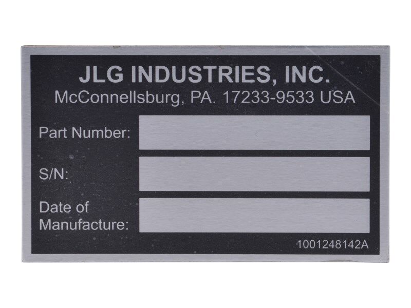 1001248142 | SN PLATE,ATTACHMENT