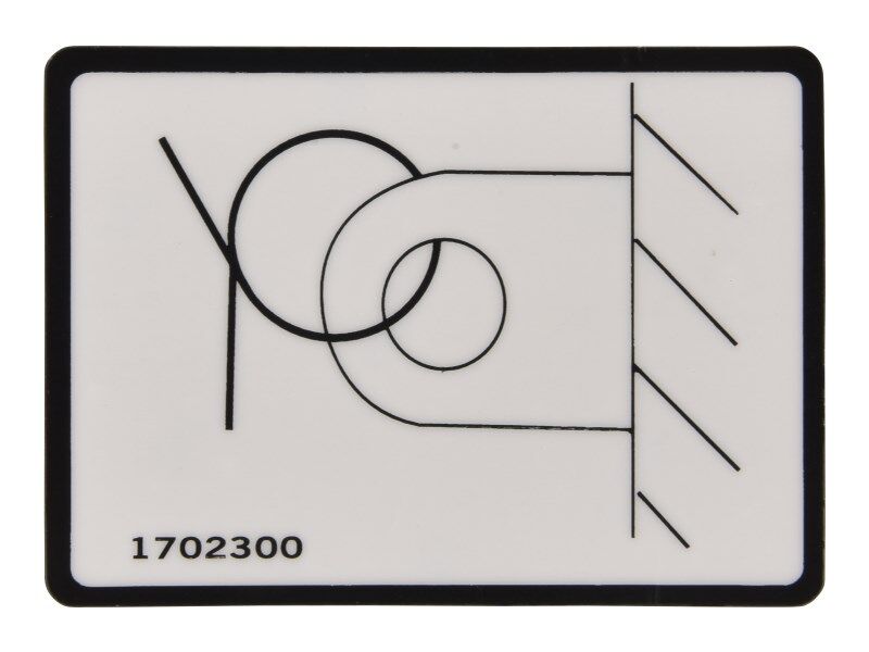 1702300 | Tie Down Decal