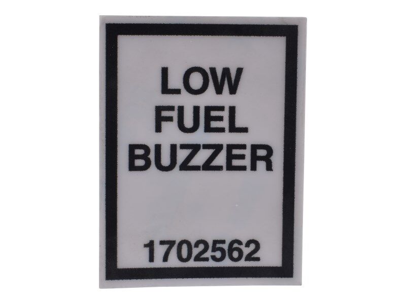1702562 | DECAL, (LOW FUEL IND)