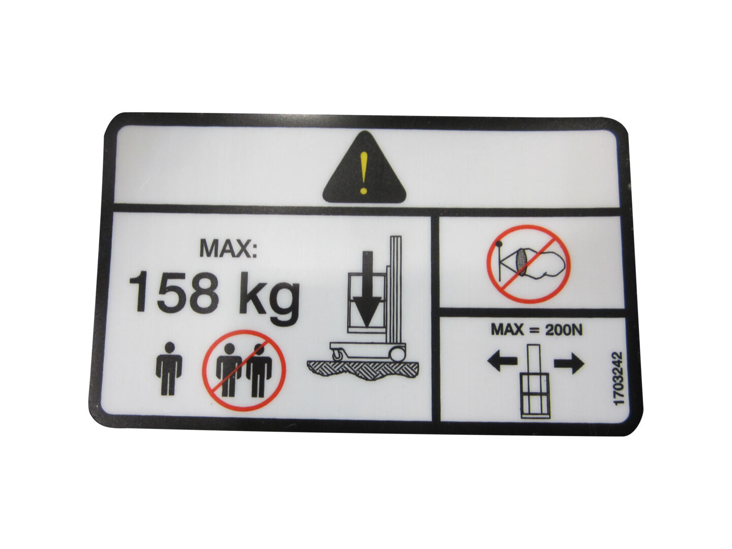 1703242 | DCL(158KG)(CE/AUS)(24/30'ALUM)