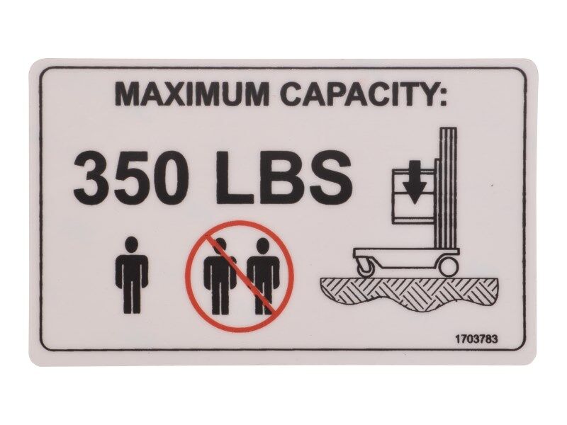 1703783 | DECAL,CAP.-350#