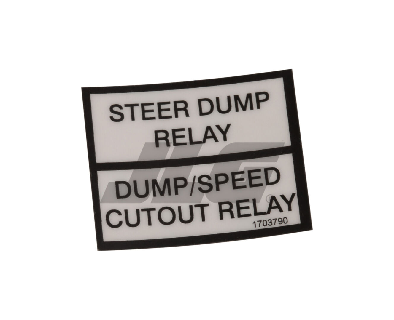 1703790 | DECAL, RELAY LABELS