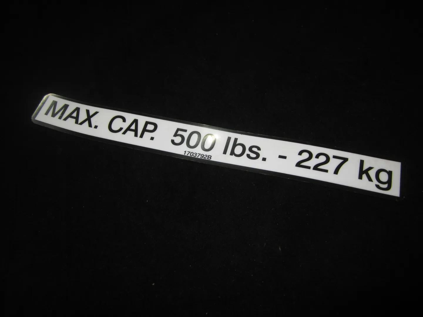 1703792 | DECAL, EXT CAP (D/C/L/B/J)