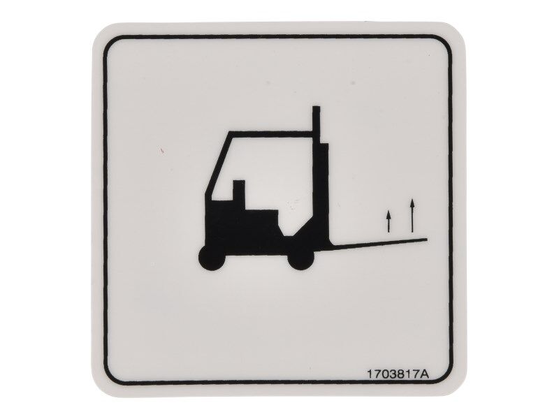 1703817 | Fork Lift, Lift Location Decal