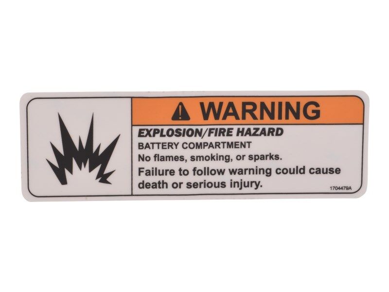 1704479 | DECAL,WARNING BATTERY
