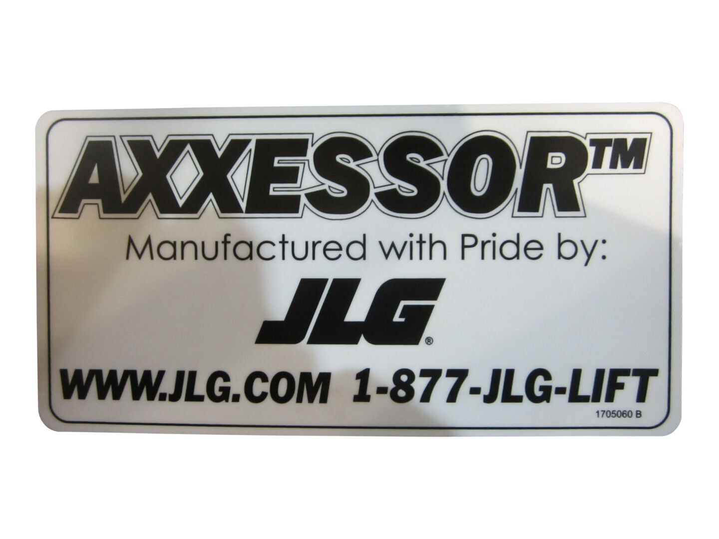 1705060 | DECAL, AXXESSOR C'W'T COVER