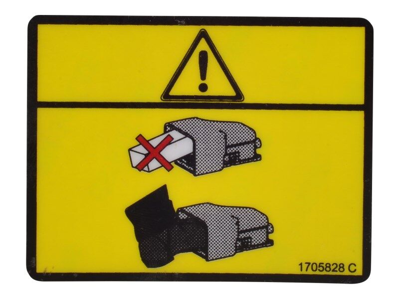 1705828 | DECAL,FOOTSWITCH (CE)