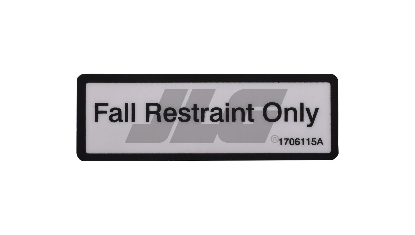 1706115 | DECAL, FALL RESTRAINT ONLY