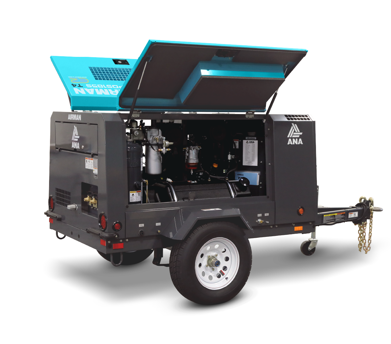 185 CFM Towable Air Compressor (120 PSI Max)