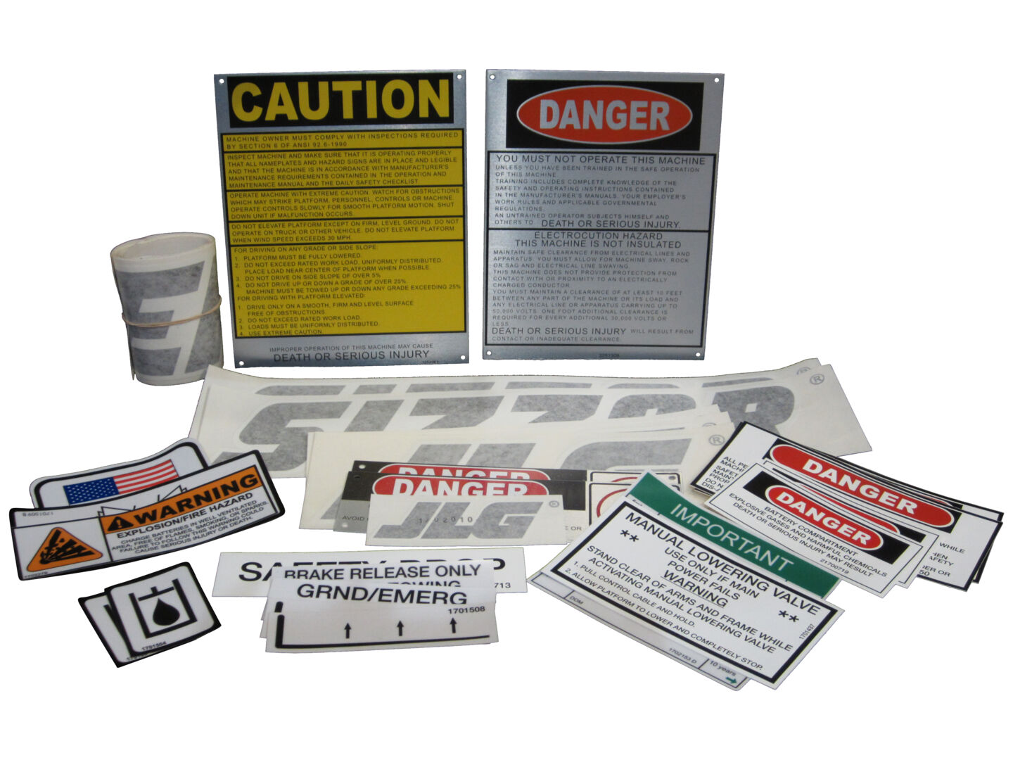 2900810 | CM20/25 DECAL KIT (BLK/WHT)