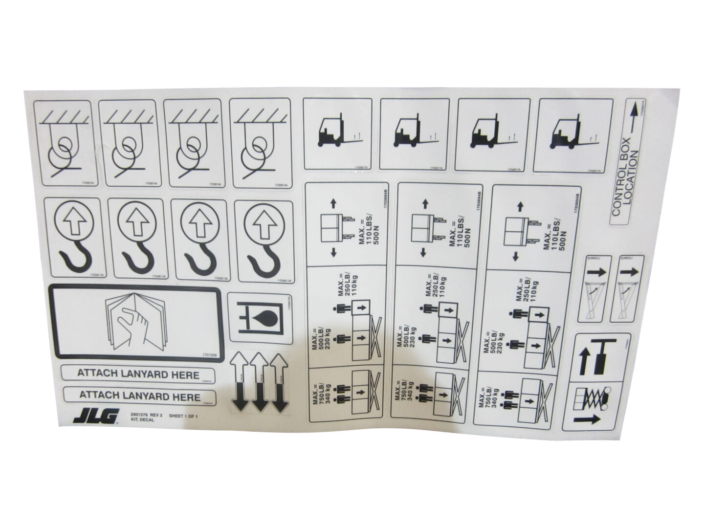 2901579 | KIT,DECAL 2032E2,2646E2