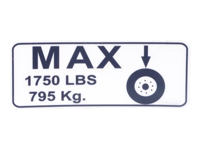 2901704 | DECAL,MAX TIRE(D/C/E/L/A/B/J)