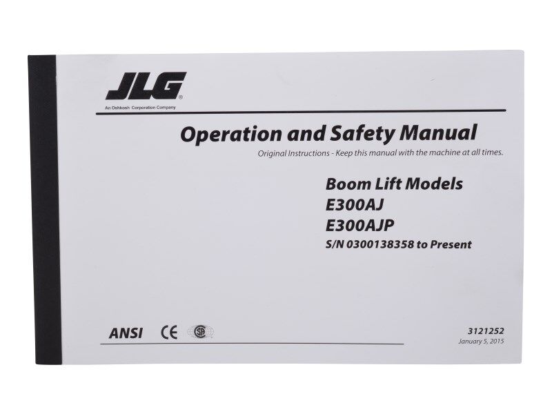 3121252 | E300 GBL OPER S/N138358 PRESNT