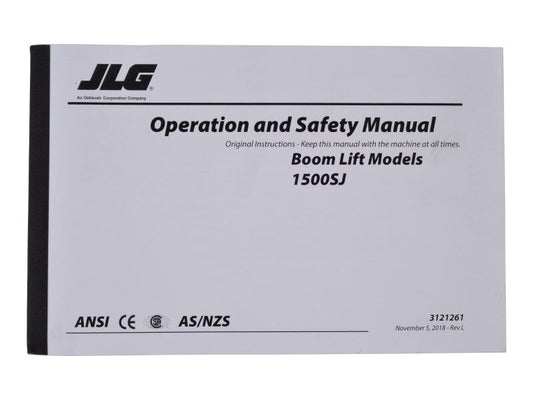 3121261 | MNL,1500SJ GBL OPERATOR/SAFETY