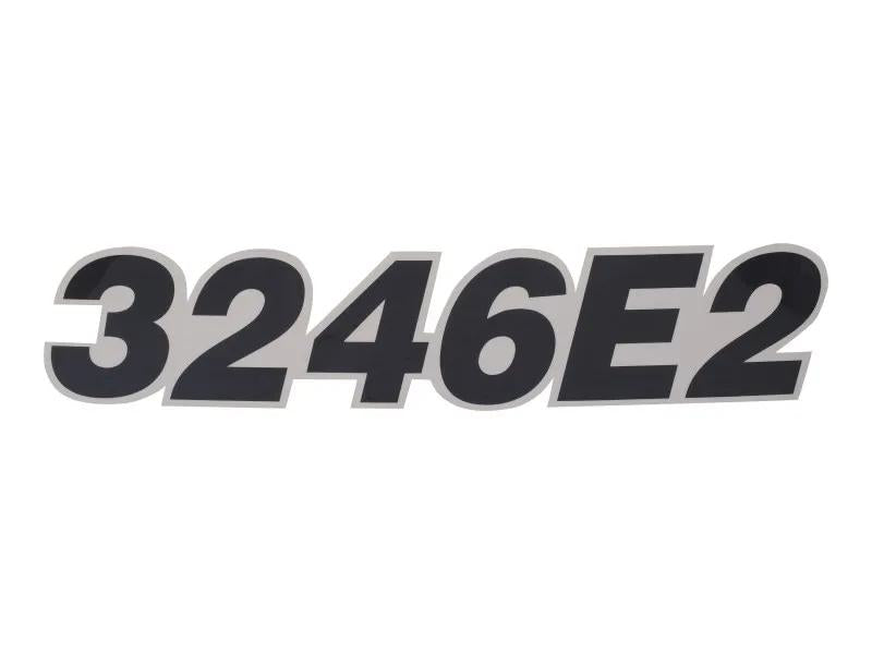 3252619 | NAMEPLATE,MODEL TAG 3246E2