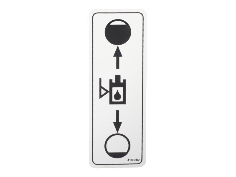 4108302 | DECAL HYDRAULIC OIL LEVEL