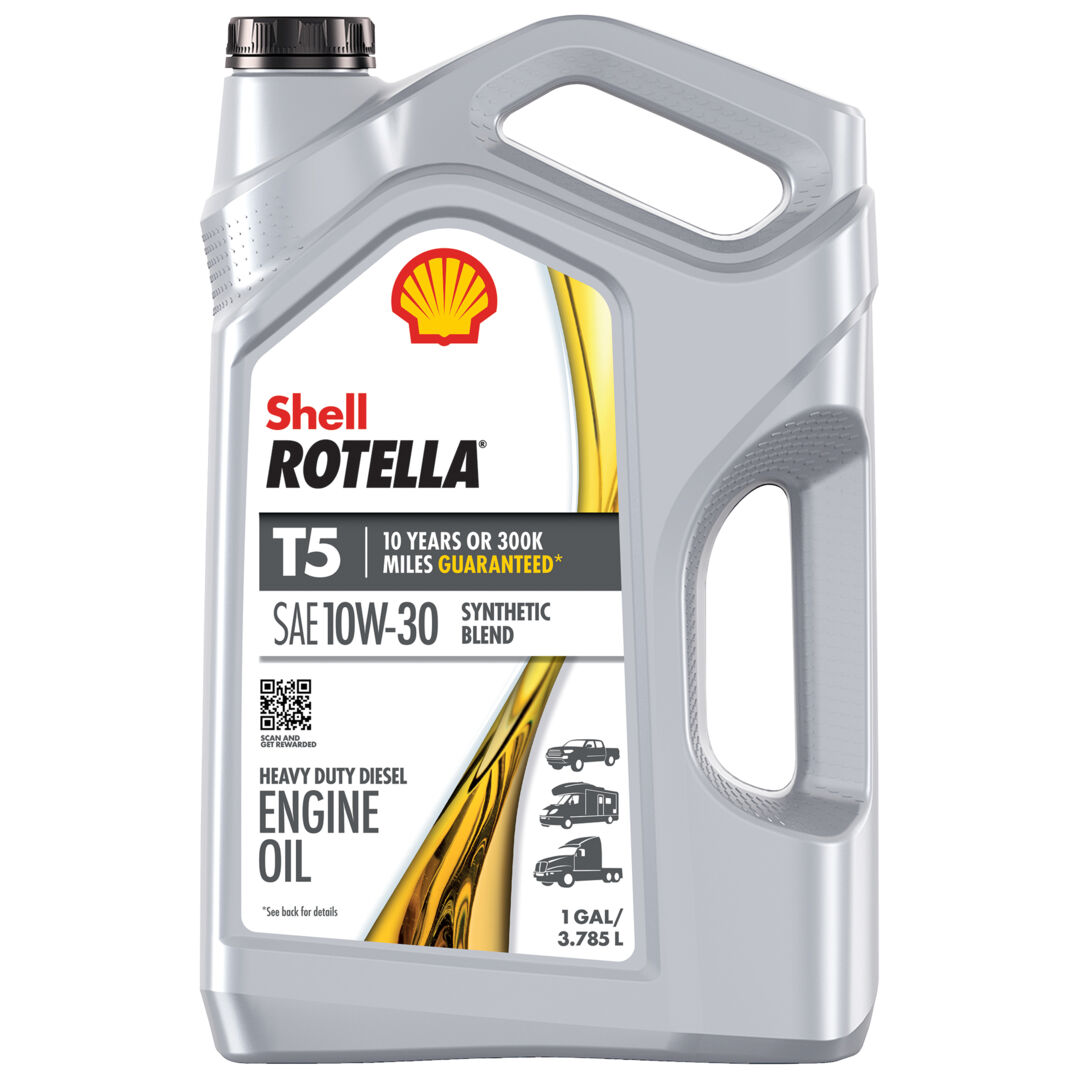 70013279 | Shell Rotella T5 10W-30, 1 Gallon Bottle (Pack of 3)