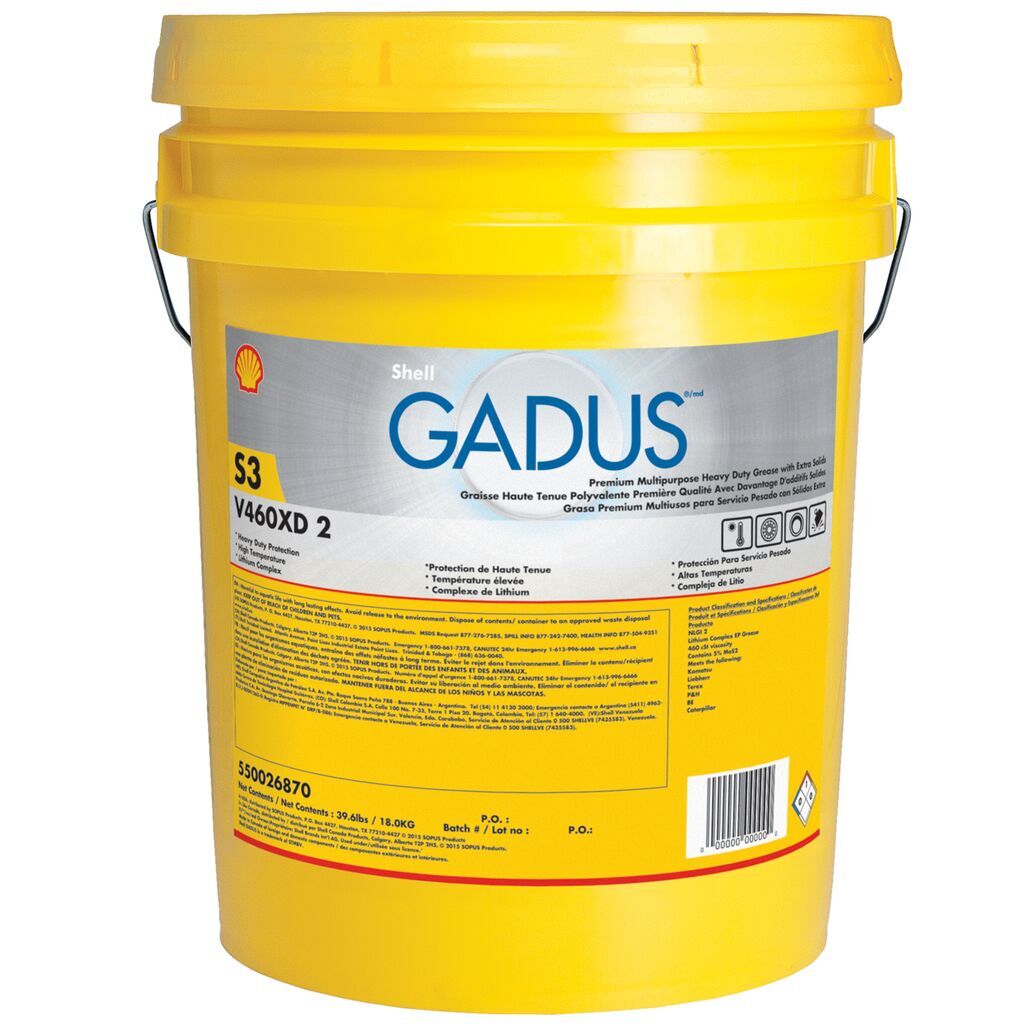 70013295 | Shell Gadus S3 V460XD 2, 18KG Pail