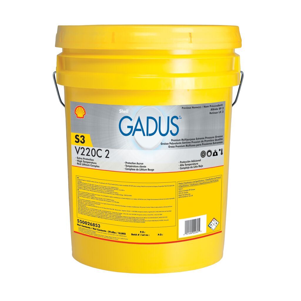 70013302 | Shell Gadus S3 V220C 2, 18KG Pail