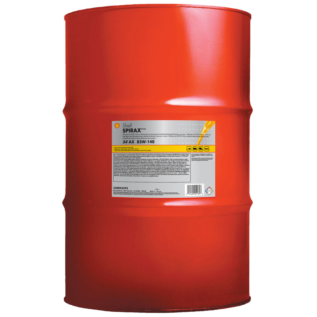 70013352 | Shell Spirax S4 AX 85W-140, 55 Gallon/209L Drum