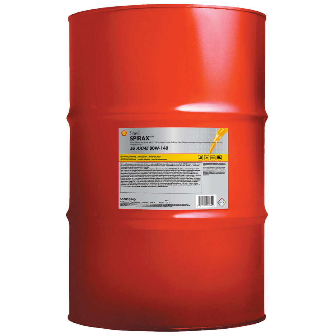 70013356 | Shell Spirax S6 AXME 80W-140, 55 Gallon Drum