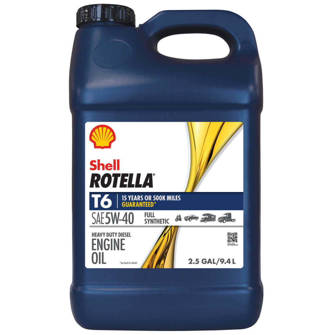 70013533 | Shell Rotella T6 5W-40, 2.5 Gallon Bottle (Pack of 2)
