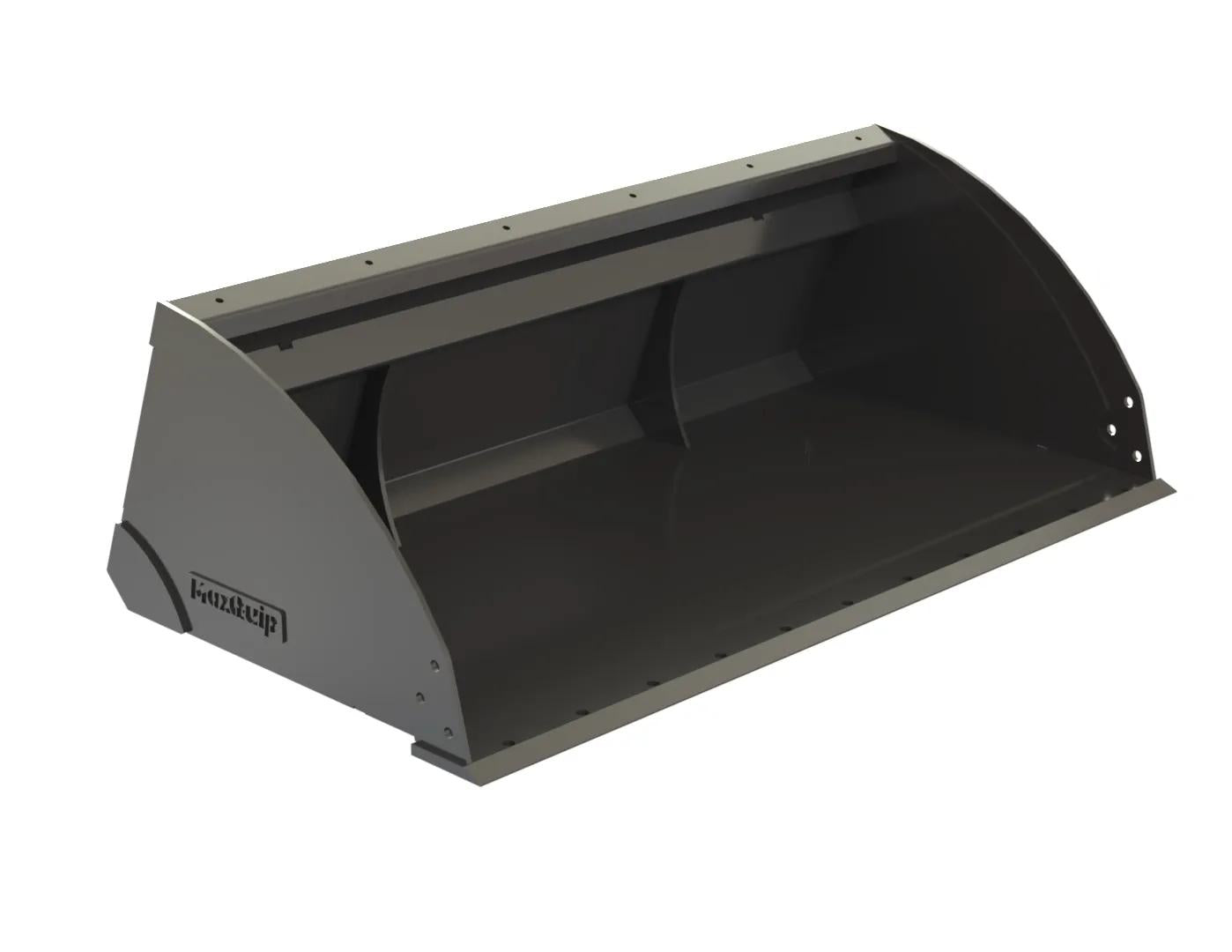 70014517 | 66" Heavy Duty Low Profile Extended Lip Utility Bucket w/ Welded on Edge