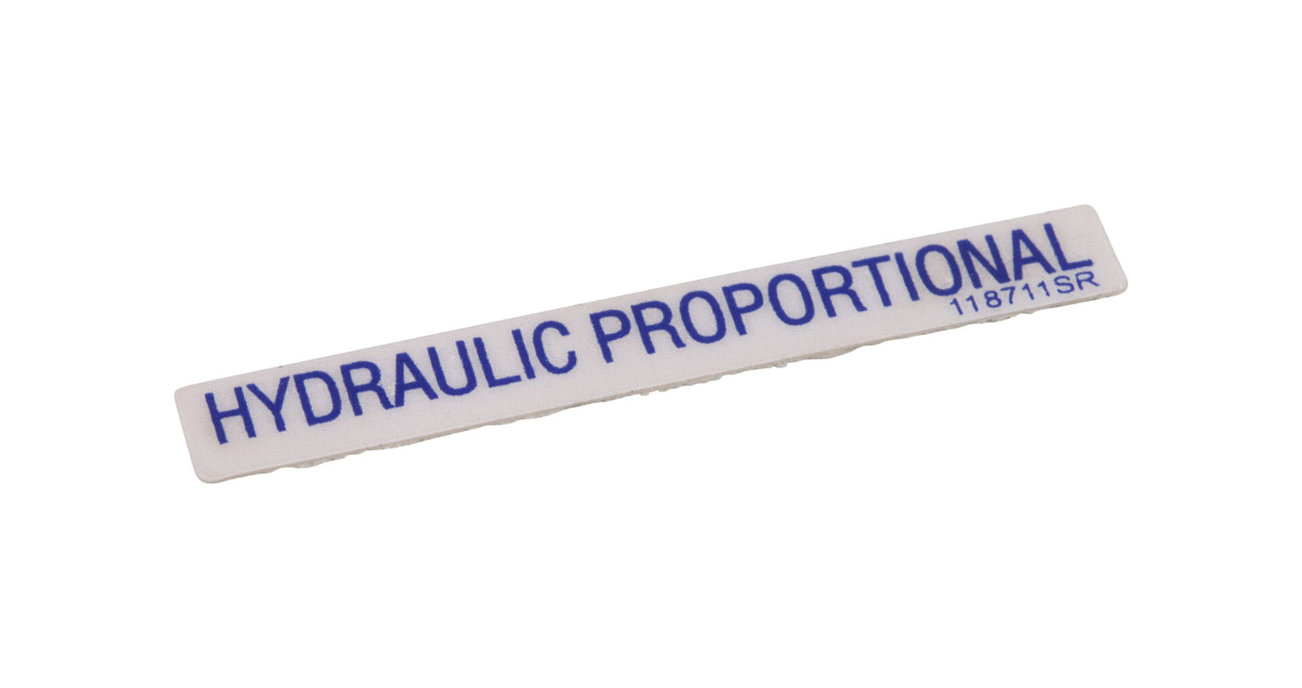 70041313 | DECAL, VL, HYDRAULIC PROP