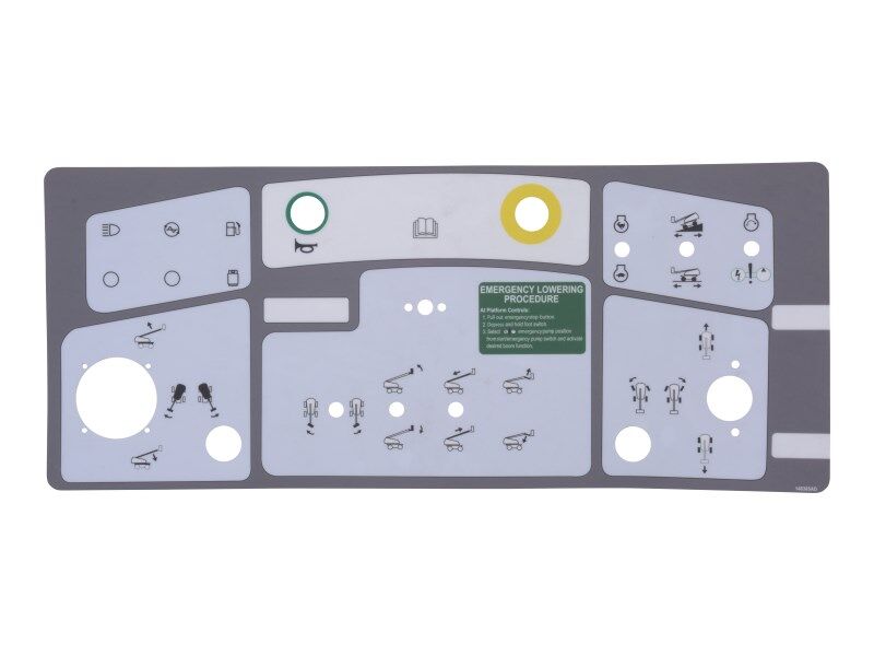 70043158 | DECAL,PLATFORM CONTROL