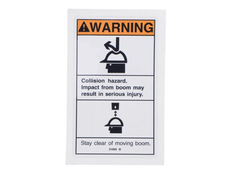 70043280 | DECAL,WARNING COLLISION HAZARD