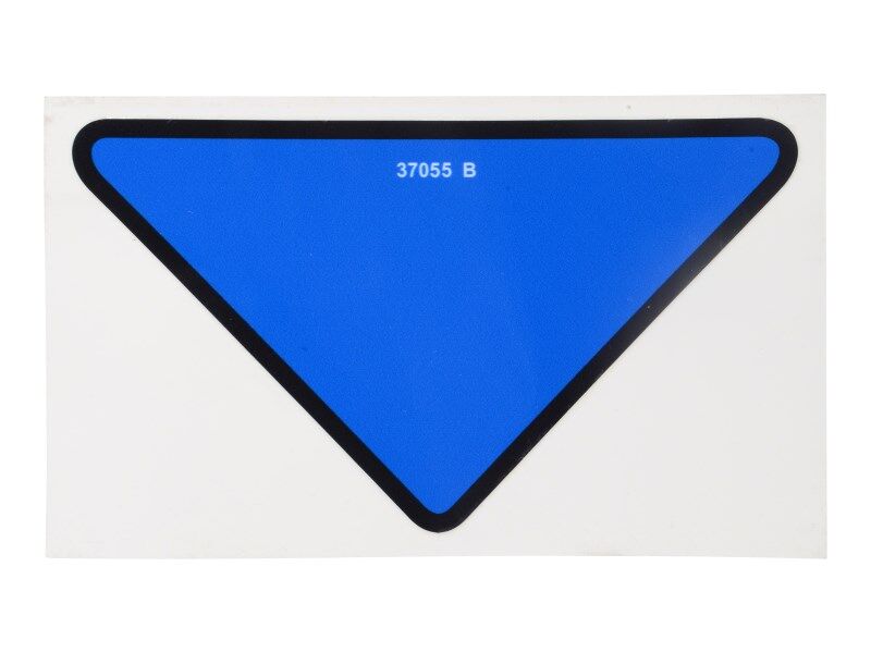 70044931 | DECAL,TRIANGLE,BLUE
