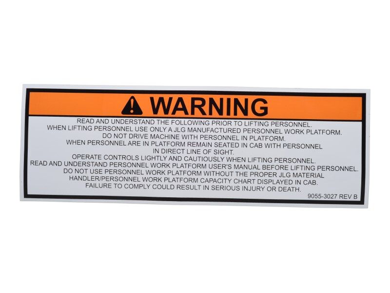 90553027 | WARNING DECAL