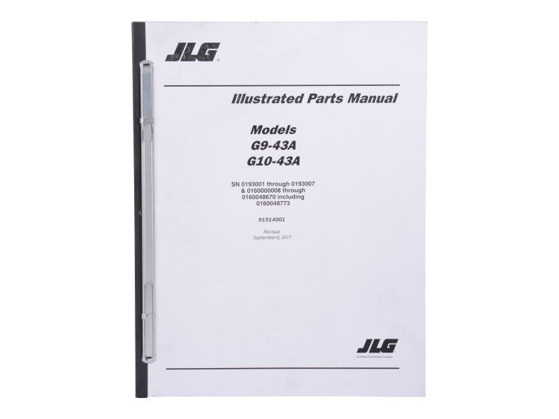 91514001 | MANUAL, PARTS G9-43A
