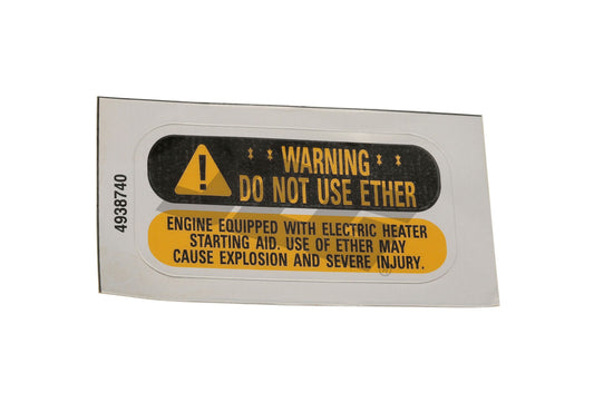 CM4938740 | CM-DECAL, GRID HEATER