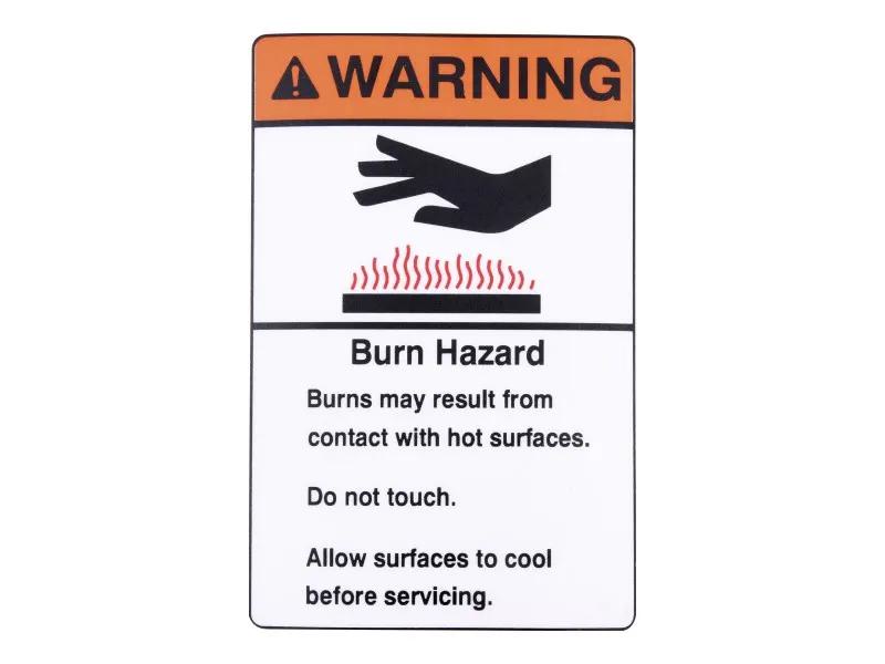 GN2-1293 | GN-DECAL, BURN HAZARD