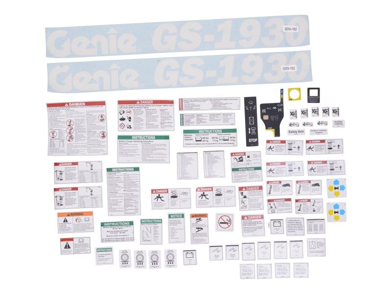 GN233225GT | GN-DECAL KIT,1930 COMP,WRD,ANS