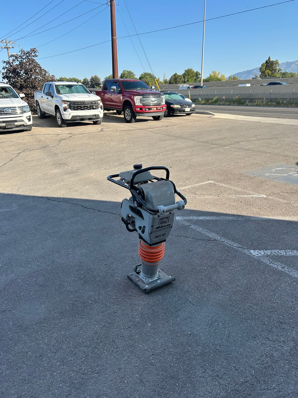 Jumping Jack Tamping Rammer MTX-80 for cohesive soil compaction.