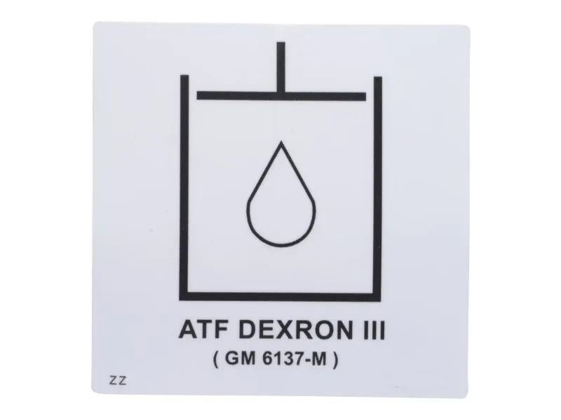 SJ102961 | SJ-DECAL, HYDRAULIC OIL ONLY