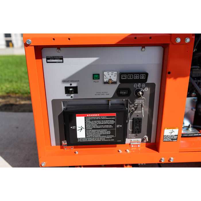 Kubota GL11000 generator control panel